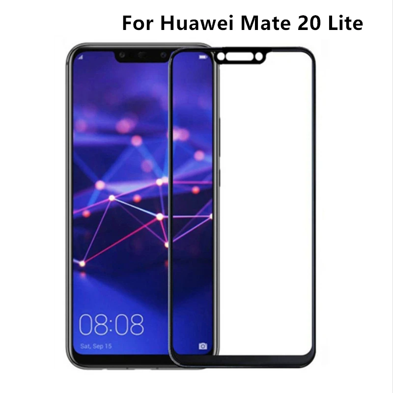 

2PCS Full Glue Coverage Screen Protector for Huawei Mate 20 Lite Glass for Mate 20 Lite Maimang 7 Glass for Huawey Mate 20 Lite