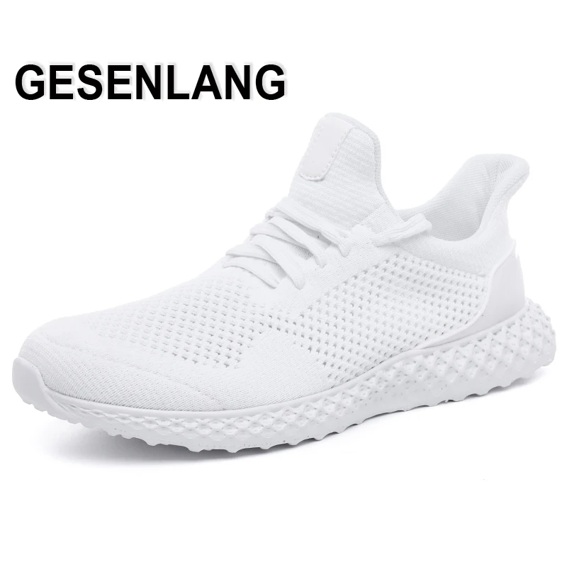 

Men's Big Size Sneakers Running Shoes Summer Breathable Light Sport Shoes Men Nonslip Wearable Outdoor Jogging Walking Shoes New