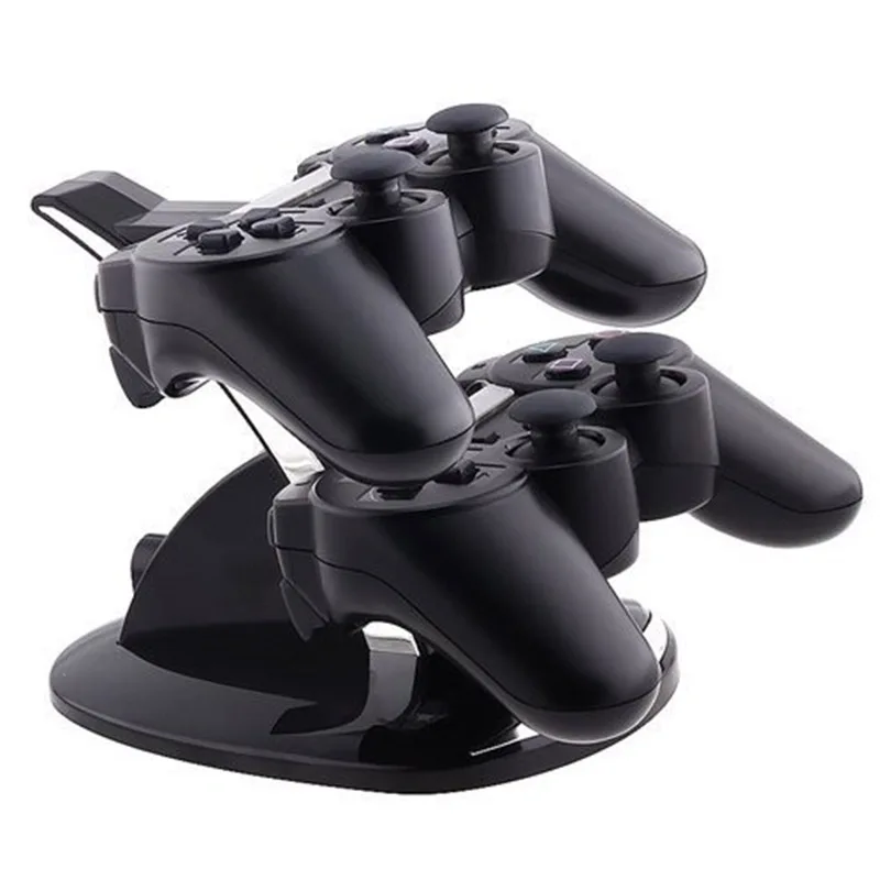 HAOBA LED Dual USB Charging Charger Dock Stand Cradle Docking Station for Playstation 3 PS3 Game Gaming Console Controller HAOBA LED Dual USB Charging Charger Dock Stand Cradle Docking Station for Playstation 3 PS3 Game Gaming Console Controller