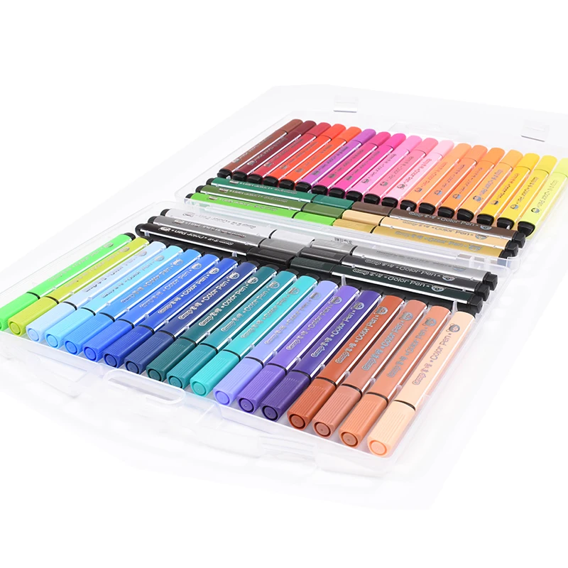 

Professional 48pcs Colorful Washable Watercolor Color Pens Painting Drawing Pen Set Art Marker Safe Non-toxic Markers Graffiti