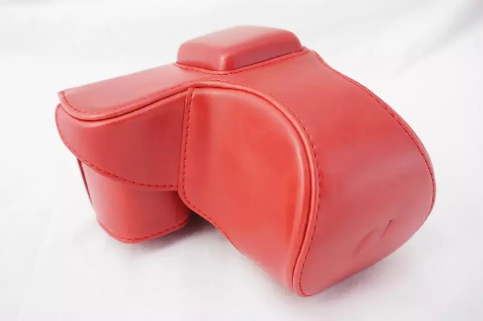 hiking camera backpack New Retro Vintage Pu Leather camera Bag For Sony NEX 5N Nex 5T Nex 5R  camera Case With Strap Black Coffee Brown Red designer camera bags