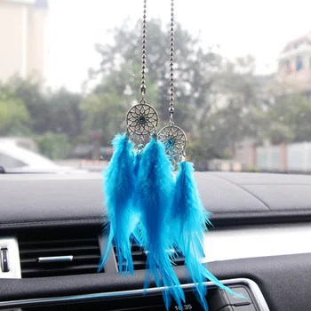 

Dream Catcher Car Accessories Interior Feather Car Decor Car Mirror Hanging Ornaments Car Pendants In Auto Home Handmade Gifts
