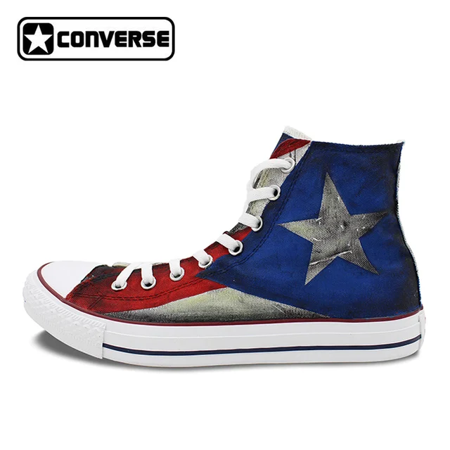 converse usa flag
