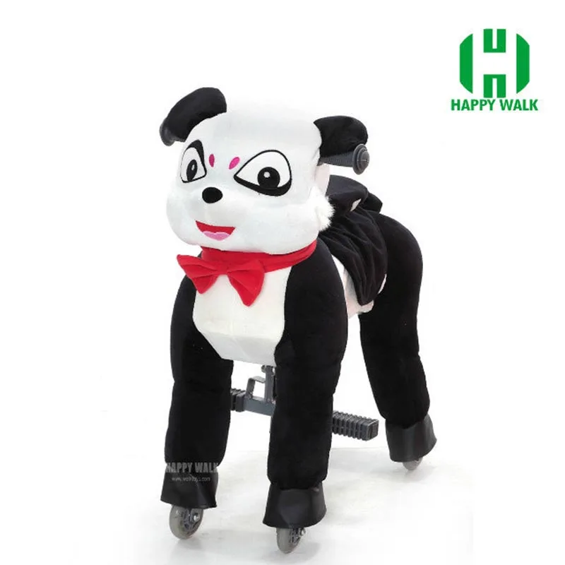HI CE Mechanical Ride on Horse Walking Ride on Horse Ride on Horse Toy Panda Pony Cycle For Boy Girl Children New Year Gifts