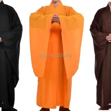 Высокое качество известный унисекс буддийские монахи халат haiqing боевых искусств одежда дзен аббат лежал медитации форму 3 шт./компл