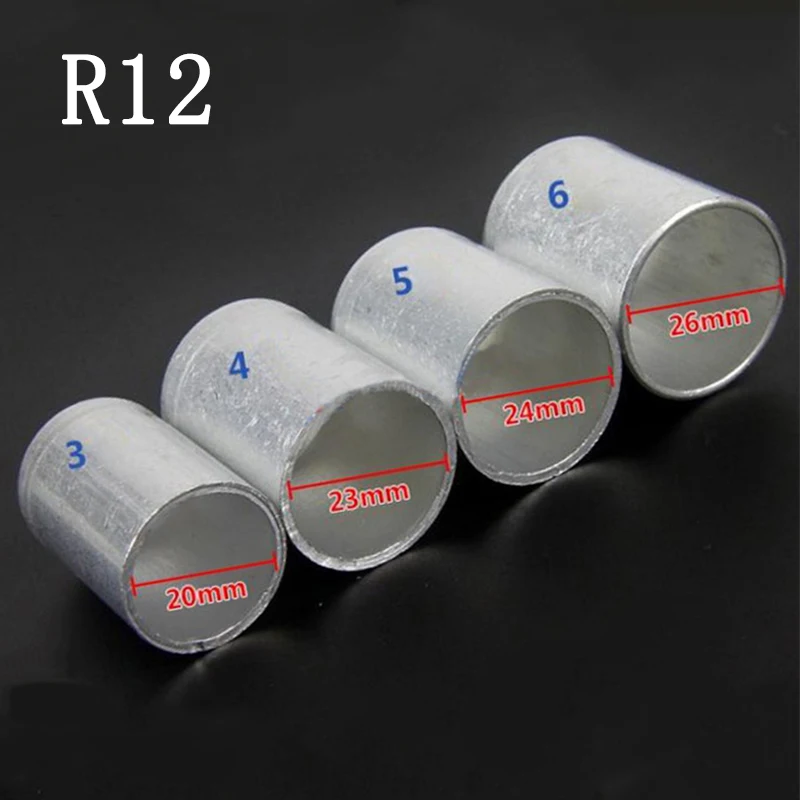 

For Car A/C Air Conditioning Standard/Reduced Barrier Refrigerant Hose 3/8'' 1/2'' 5/8'' 3/4'' Aluminum Crimp Ferrule 100PCS