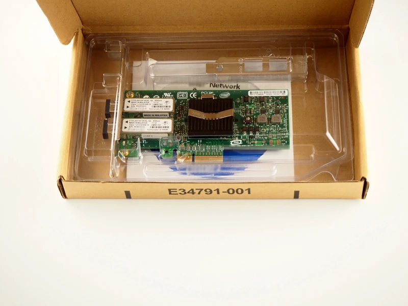 Двухпортовый многорежимный гигабитный адаптер для сервера PCIe x4 сетевая карта с