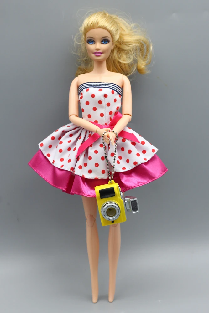 Новая мода 1 шт. Супер милая мини кукла интимные аксессуары SLR камера для 1/6 BJD подарок ребенку