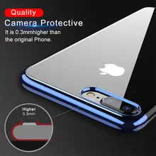 FLOVEME Soft TPU Case For iPhone 7 8 X Transparent Luxury Plated Ultra Thin Silicone Cover