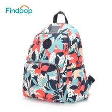 Findpop New Anti-Theft Backpacks Women Waterproof Floral Printing Backpack For Women 2018 Large Capacity Canvas Backpack Mochila
