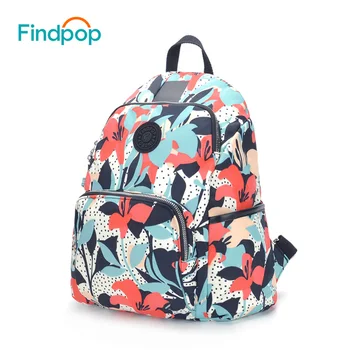 

Findpop New Anti-Theft Backpacks Women Waterproof Floral Printing Backpack For Women 2018 Large Capacity Canvas Backpack Mochila