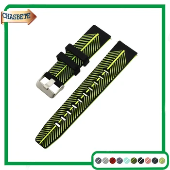 

Silicone Rubber Watch Band for Panerai Luminor Radiomir 22mm Quick Release Resin Strap Belt Wrist Loop Bracelet Black + Pin