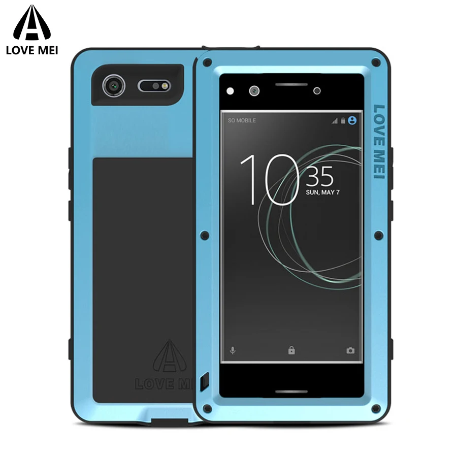 

Love Mei Brand Case For Sony Xperia XZ Premium Metal Shockproof Phone Cover Sony Xperia XZ Premium Anti-Fall Rugged Armor Shell