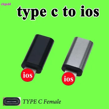 

Alloy USB C Type-c Female To 8Pin Male Adapter USB Cable Converter Charging Data Sync Connector for IPhone 8 7 6 6S Plus X IOS