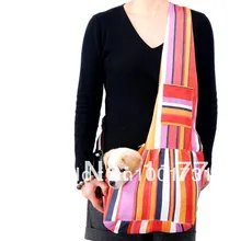 Красочный перевязь для домашних животных несущая Собака Кошка Перевозчик Собака Розничная щенок собака Слинг Сумка