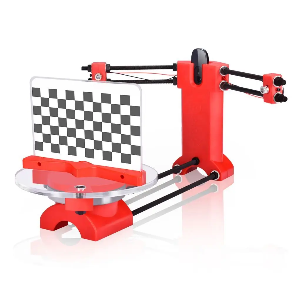 

3D Scanner DIY Laser Kits advanced laser scanner 3d Open source Portable Red plastic injection molding parts For 3d printer