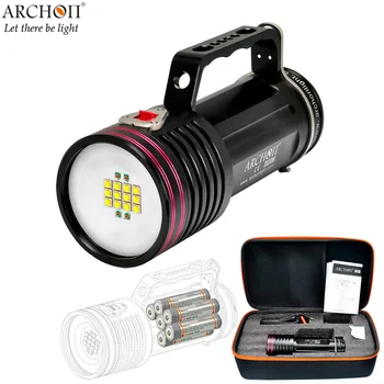 

ARCHON WG76 D100W-II diving Spotlight CREE XM-L2 max 6500 lumen underwater 200 meter waterproof dive light with battery pack