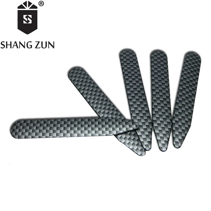 SHANH ZUN 14 Pcs Manufacturers Wood Grain Transfer Printing Collar Inserts ABS Multicolour Collar Stays for Men SHANH ZUN 14 Pcs Manufacturers Wood Grain Transfer Printing Collar Inserts ABS Multicolour Collar Stays for Men