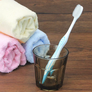 

Free shipping 1pcs Oral Dental Care Soft Nano Tooth Brush Double Ultra Soft Toothbrush Adults Cleaning Oral Hygiene Care