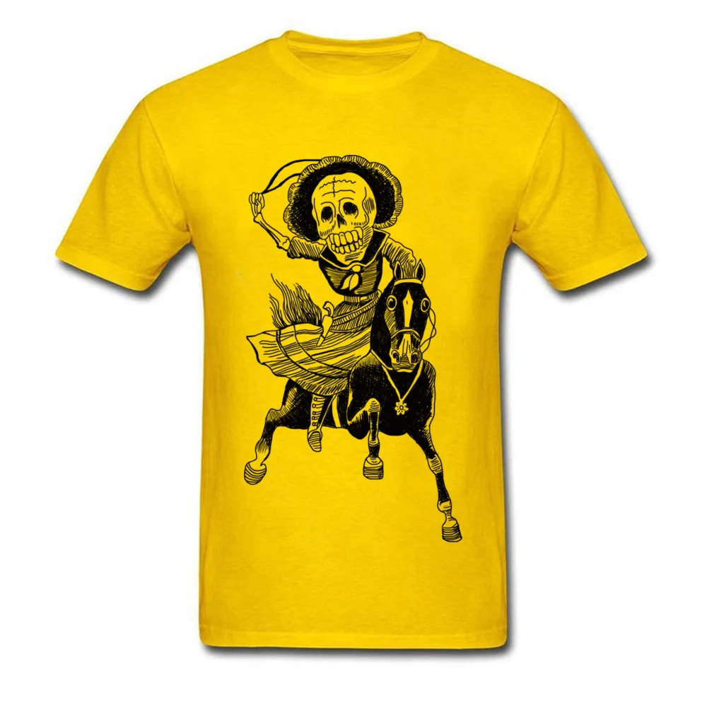cosie Adelita Tops Shirts for Men New Arrival Summer Fall Round Neck 100% Cotton Short Sleeve T Shirts Normal Tees Adelita yellow