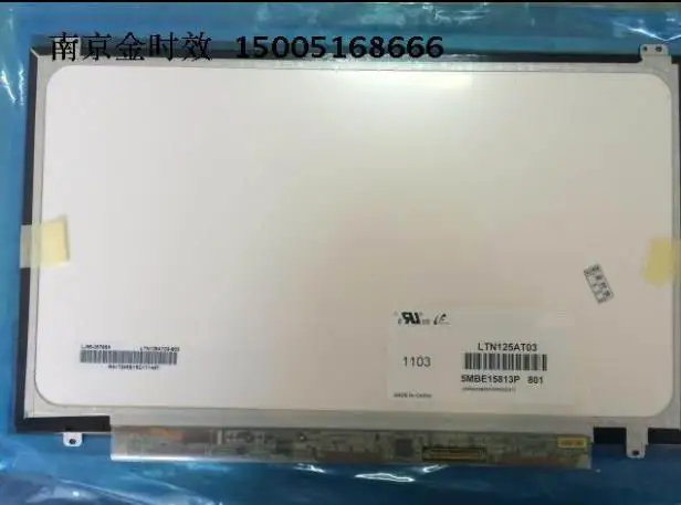 

For Samsung 350U2B-A04 NP400B2B NP350U2A A01 Original New LTN125AT03 LTN125AT03-803 LTN125AT03-801 laptop LCD screen Matrix 12.5