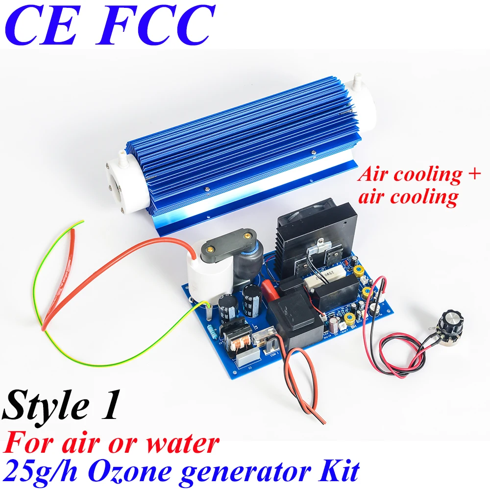 

Pinuslongaeva CE EMC LVD FCC 25g/h Quartz tube type ozone generator Kit air ozonizer ozone parts for medical equipment