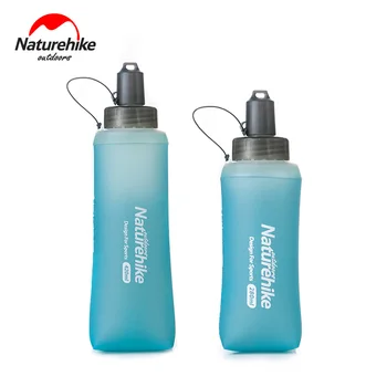 

Naturehike TPU Ports Water Bottle Anti-microbial Silicone Cup Outdoor Running Water Cups 280ML 420ML