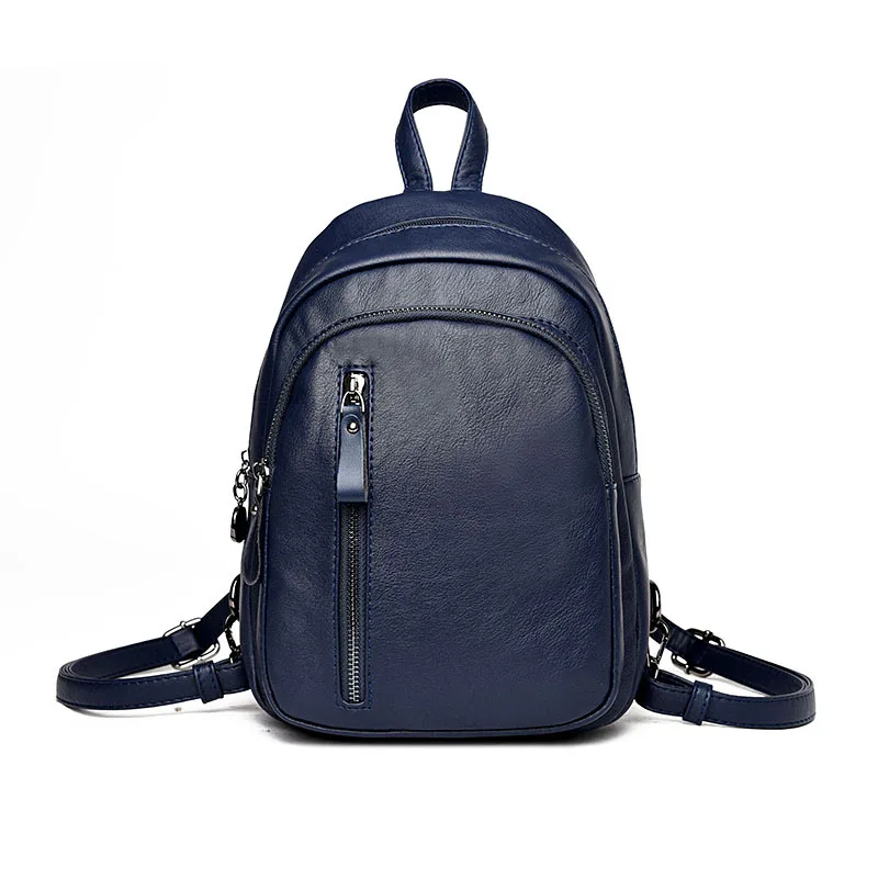Модный кожаный маленький женский рюкзак на молнии, школьная сумка для девочек-подростков, Женский Школьный рюкзак, повседневный рюкзак для путешествий, Mochila Feminina