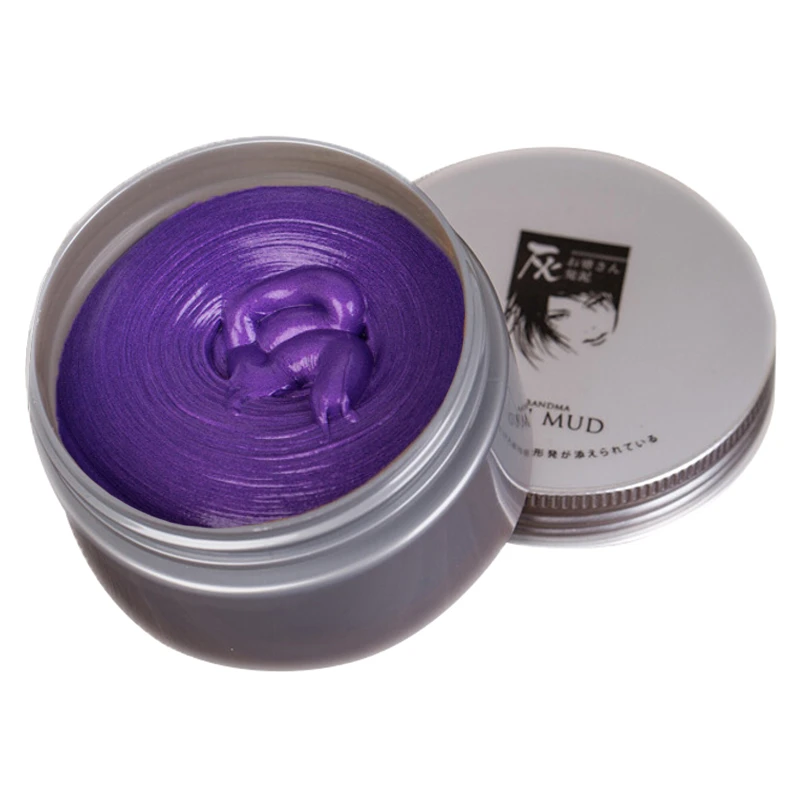 100 グラム自然な毛髪染料泥ワックスヘアスタイリングパウダー使い捨て毛着色素材のため Wax Hair Styling Wax Hairhair Mud Wax Aliexpress