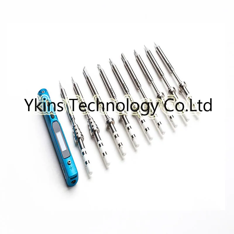 

TS100 Pen-type Digital LCD Adjustable temperature Electric Electric soldering iron +9pcs solder tips with retails package