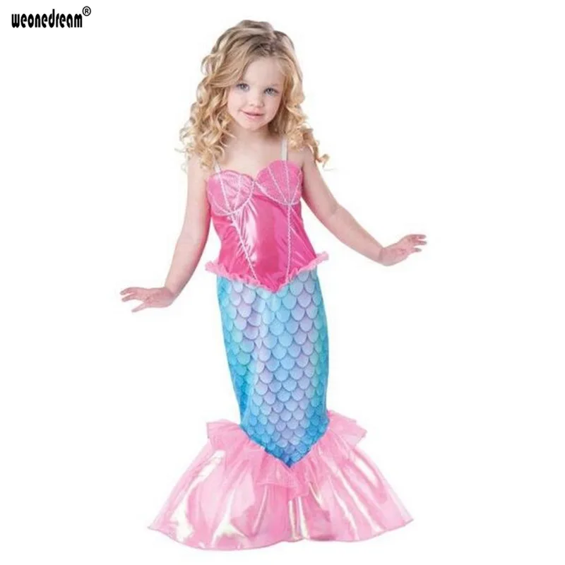 WEONEDREAM Summer Baby Girl Clothes The Little Mermaid Ariel Kids