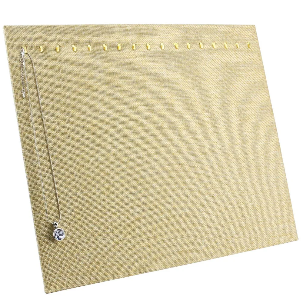 

SZanbana Camel Women And Girls 17 Hook Necklace Bracelet Display Stand Necklace Jewelry Tray Jewellery Holder Display Organizer