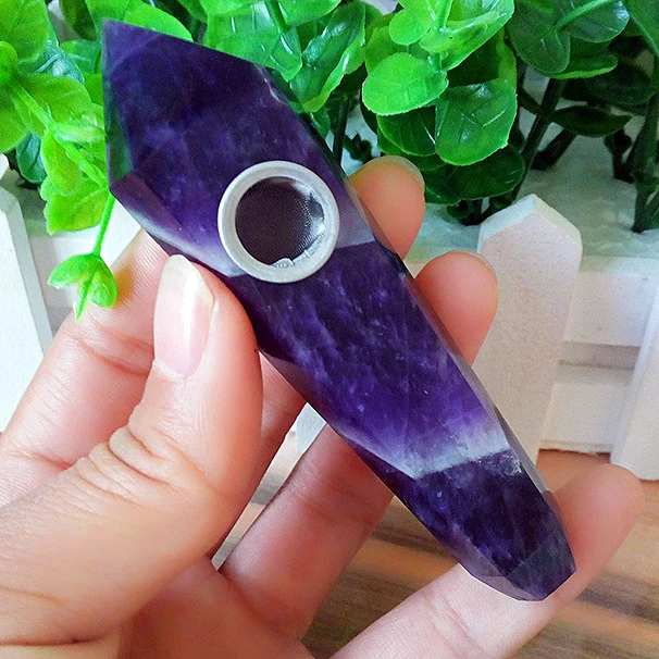 

1PCS 100% natural dream Amethyst Quartz quartz tube friends gift