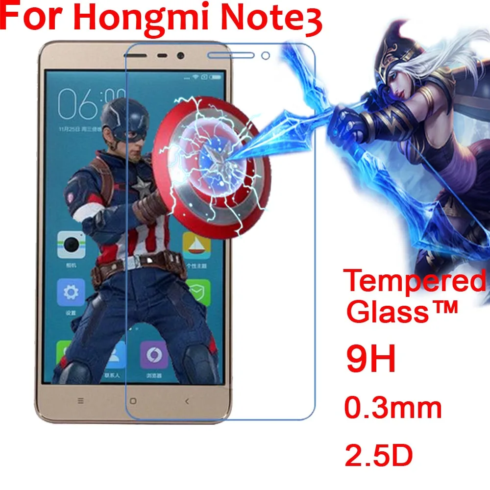 font b Xiomi b font Redmi Note 2 3 Tempered Glass 9H 2 5D Screen
