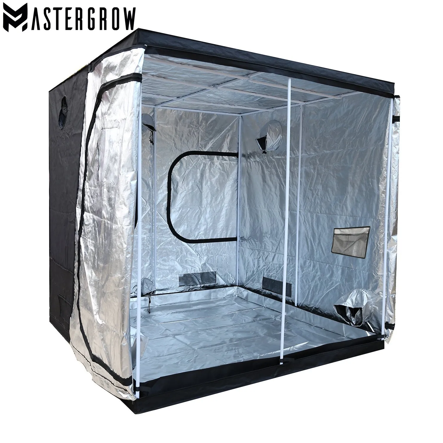 MasterGrow 240X240X200 см внутреннего гидропоника, шатер для выращивания, коробка для выращивания растений, светоотражающие майларовые нетоксичные