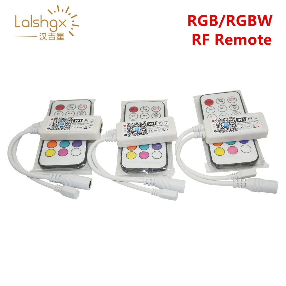 DC12V-24V беспроводной wifi светодиодный RGB/RGBW Пульт дистанционного управления RF IOS/Android смартфон беспроводной для SMD 5050 Светодиодная лента