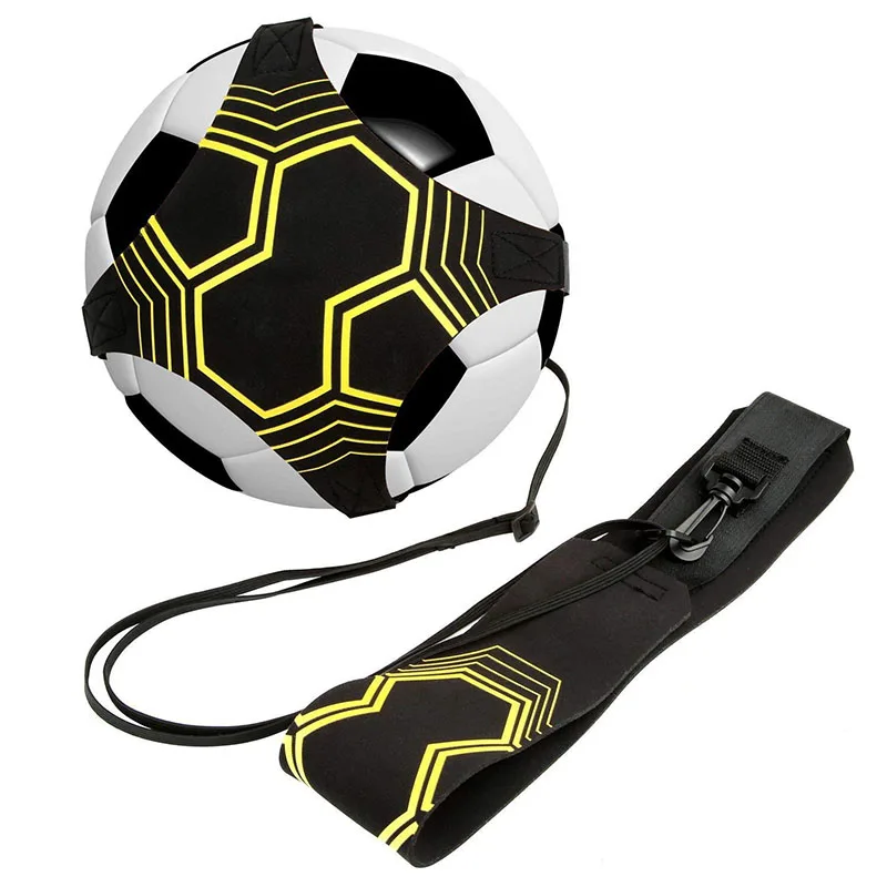 Soccer Trainer Ball Bags Football Kick Throw Solo Practice Training Aid