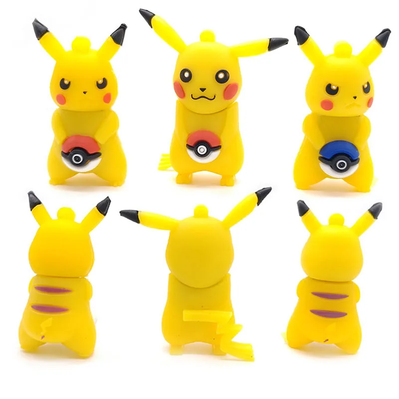 Симпатичный usb флеш накопитель pokemon pikachu в форме Пикачу 4 ГБ 8 16 32 64 карта памяти