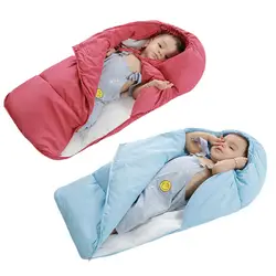 Спальный мешок для малышей осень-зима толще полый хлопок спальный мешок Huggable анти-удар Стёганое одеяло для младенцев и детей