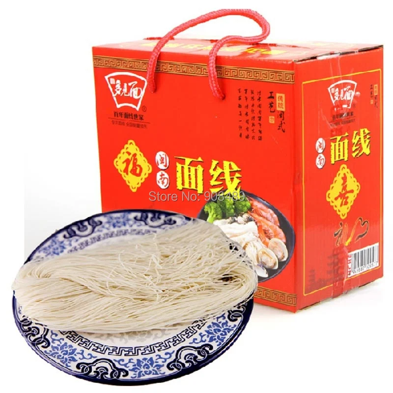 Free Shipping Handmade thin noodles 750g Nutritious Easy to digest