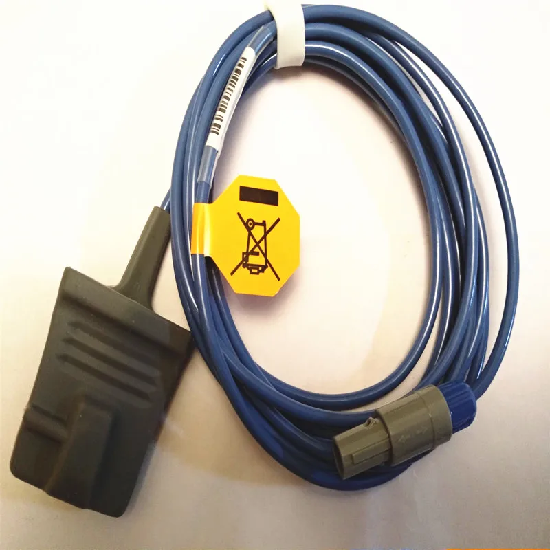 Совместимость Для Contec(цифровая техника) CMS7000 5pin один Notch, с цифровым чипы для взрослых софтнаконечник силиконовый spo2 зонд/датчик