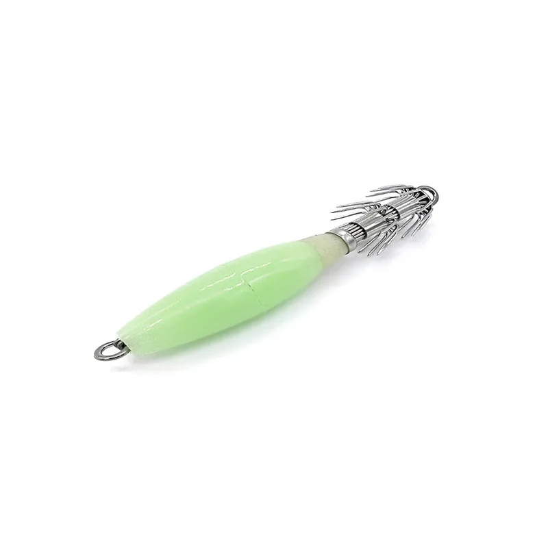 

9.5cm Noctilucent Squid Octopus Catch Saltwater Fishing Lure Hook Bait Tackle