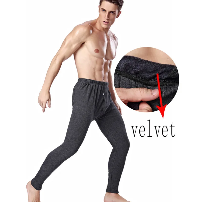 

Thick High quality Brand winter thermal underwear men long warm underwear long johns thermal underwear underpants heated pants