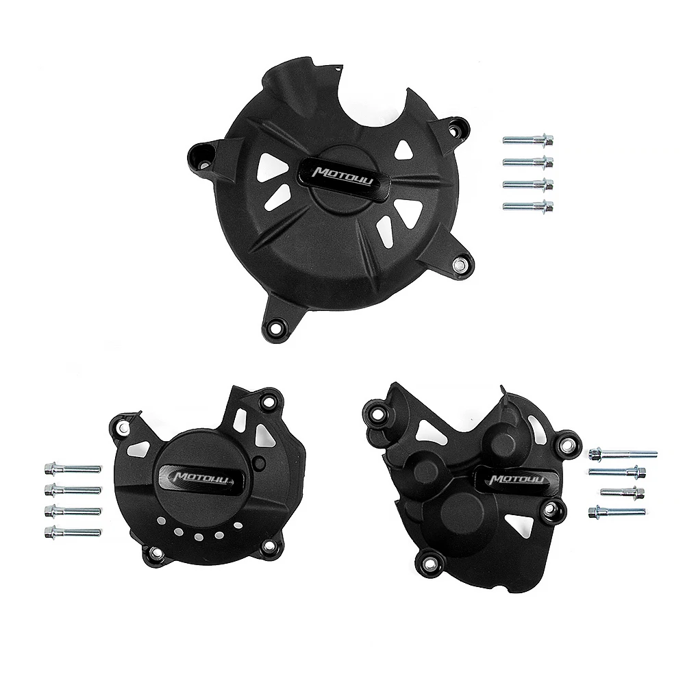 

Motorcycle Engine Stator Case Protector Cover Set Guard for Kawasaki Ninja ZX6R 2009 2010 2011 2012 2013 2014 2015 2016