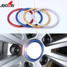 Для VW Golf 7 MK7 GTI R Jetta CC Arteon Passat B8 Touareg Altas T-roc Touran Tiguan колеса автомобиля концентратора логотип кольцо шин центр обода отделка