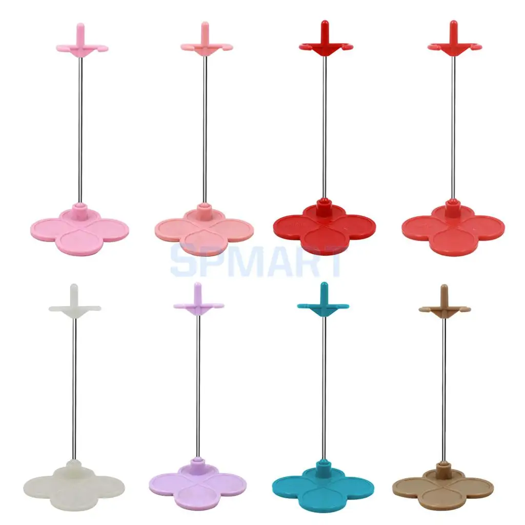 

8 Pieces Plastic Display Stand Holder Fit for 12'' Neo Blythe Dolls Accessories