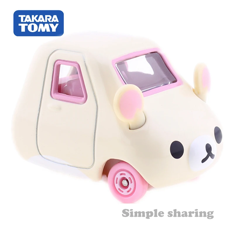 Модель автомобиля TOMICA DREAM 165 светлый Медведь RILAKKUMA TAKARA TOMY литая металлическая
