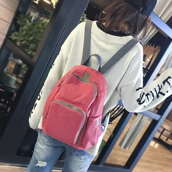 

Cross-border designed 2018 nylon double-shouldered bags Korean version Tide simple 100 build waterproof leisure travel backpack