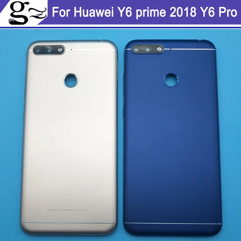 Стеклянная крышка задней камеры для Huawei Y6 prime 2018 Pro замена корпуса батарейного