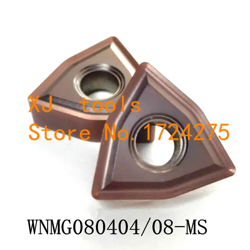 

10PCS WNMG080404-MS / WNMG080408-MS CNC Carbide Inserts,Lathe Tool,Used to stainless steel and steel For MWLNR/WWLNR